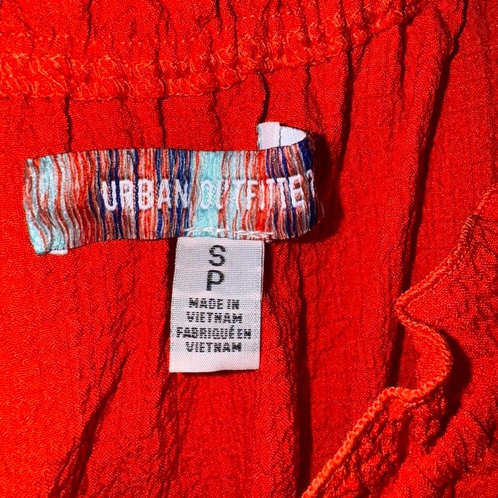 Urban Outfitters Red Ruffle Blouse - Picture 2 of 3